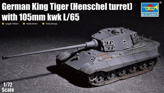 Trumpeter, model do skejania King Tiger W/ 105Mm Kwh (Henschel Turret) TRUMPETER