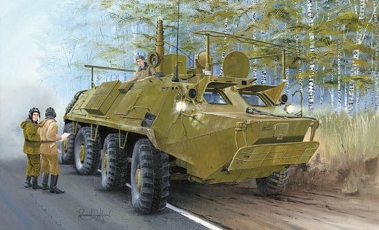Trumpeter, Pojazd BTR-60P BTR-60 PU 1/35 TRUMPETER