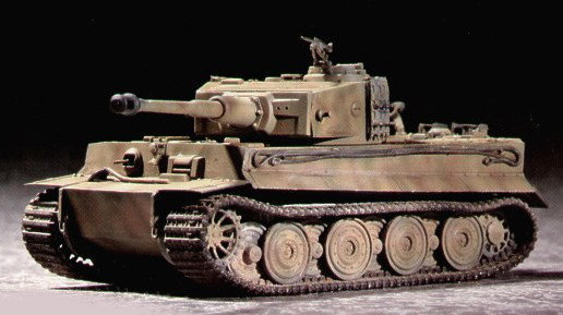 Trumpeter, Tiger 1 Tank Late, model czołgu TRUMPETER