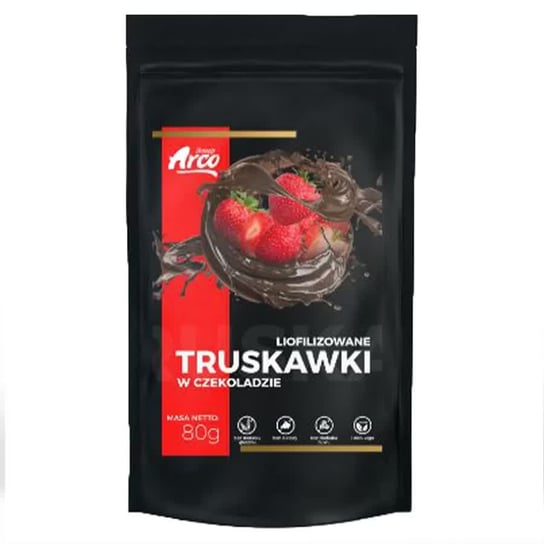 Truskawka Liofilizowana w Czekoladzie ( 75%) Arco Sweets, 80g Inna marka