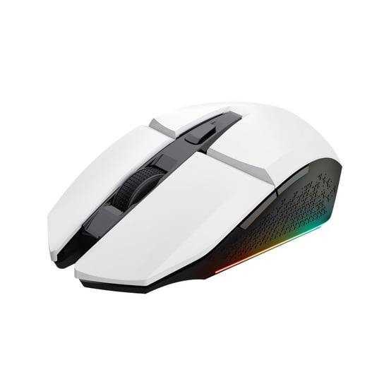 Trust, Bezprzewodowa podświetlana mysz gaminowa GXT110W Felox, biała 