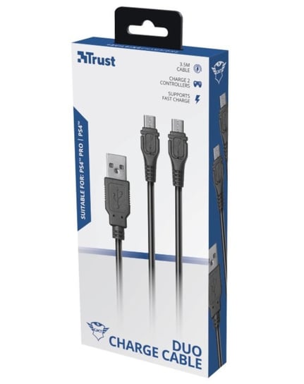 Trust Duo Charge Cable - Kabel do ładowania padów PS4 Trust
