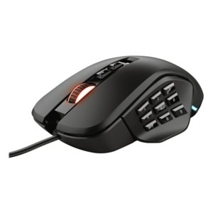 Trust Gaming Mouse GXT 970 Morfix, konfigurowalna mysz komputerowa, 10 000 DPI, 4 wymienne płyty boczne, programowalne przyciski, oświetlenie RGB, mysz przewodowa do komputerów PC i laptopów - czarna PlatinumGames