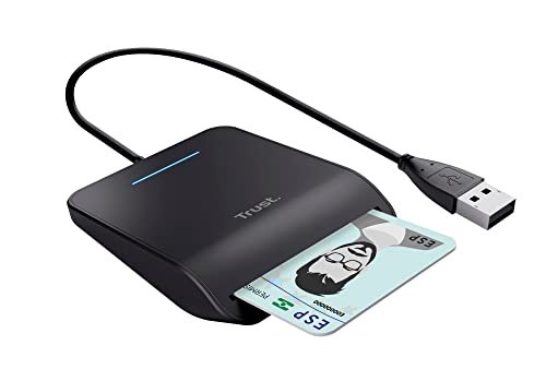 Trust Primo lector de tarjeta inteligentnee Interior Negro CardBus+USB 2.0 Trust