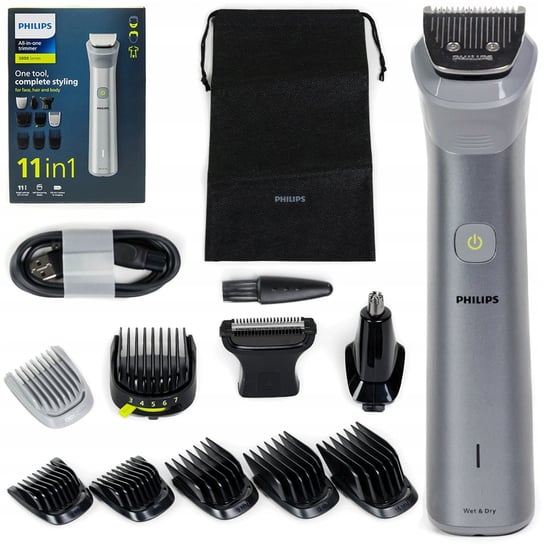 Trymer do brody włosów ciała Multigroom seria 5000 11w1 Philips MG5930/15 Philips