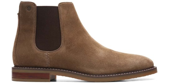 Trzewiki Clarks Jaxen Chelsea brązowe zamsz 44,5 Clarks