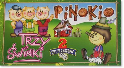 Trzy świnki i Pinokio, gry planszowe, GABI GABI