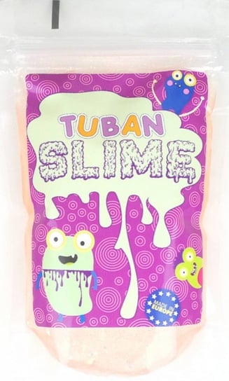 Tuban, masa plastyczna Super Slime Brokat Neon Pomarańczowy 0.1kg TUBAN