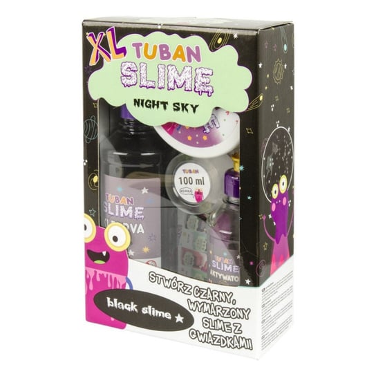 Tuban, masa plastyczna Super slime - Night Sky XL TUBAN