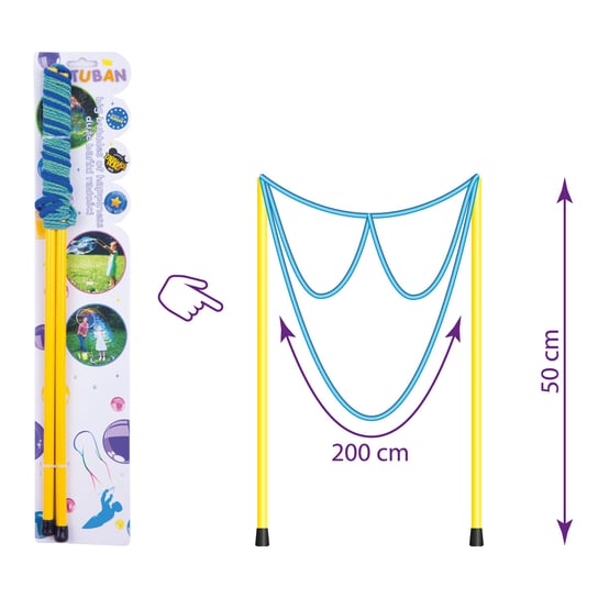 Tuban, sznurek Okulary do puszczania baniek mydlanych TUBAN