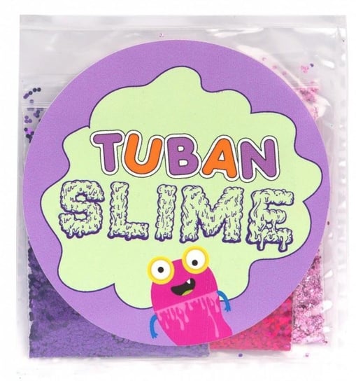 Tuban, zestaw brokatów Slime, różowa słodycz TUBAN