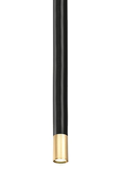 Tubica Bi 500 - reflektor sufitowy spot downlight czarny złoty LED 3W tuba 50cm Iluminar