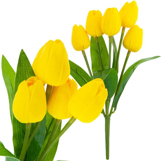 Tulipan Bukiet Tulipanów Żółty Piękny Jak Żywy MARTOM