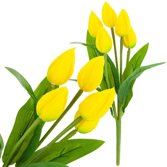 Tulipan Bukiet Tulipanów Żółty Piękny Jak Żywy MARTOM