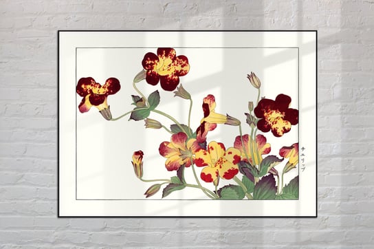 Tulipan Plakat Japonia Grafika Vintage 50X70 Cm (B2) / Dodoprint Dodoprint