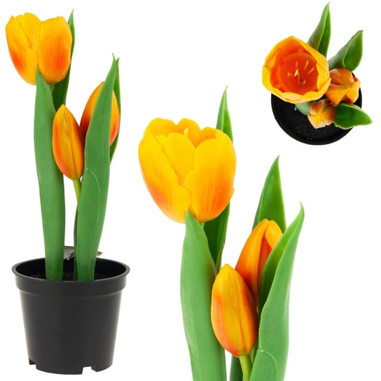 Tulipan Tulipany Gumowane Kwiaty Jak Żywe Premium MARTOM