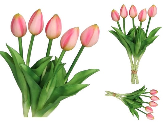 Tulipany Bukiet Tulipanów Gumowane Gumowe Silikonowe Jak Żywe Inna marka