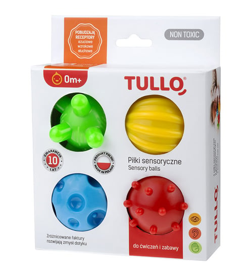 Tullo, piłki sensoryczne, zestaw Tullo