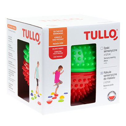 Tullo, półkule sensoryczna do masażu Tullo