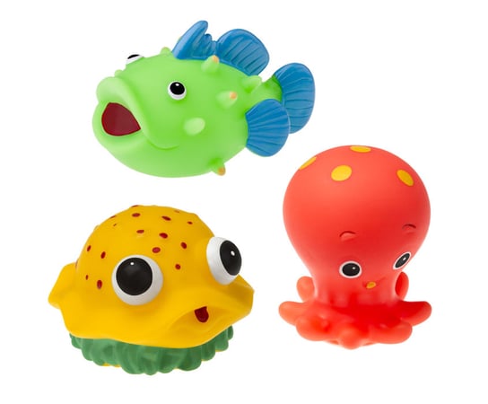 Tullo, zabawki do kąpieli zwierzątka morskie, zestaw Tullo