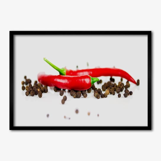 Tulup, Foto obraz ramka do pokoju Chilli i pieprz, 70x50 cm Tulup