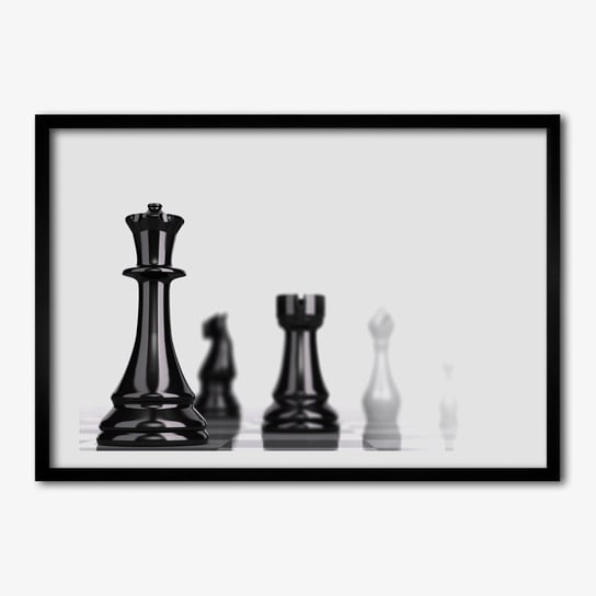 Tulup, Foto obraz ramka do pokoju Figura szachowa, 70x50 cm Tulup