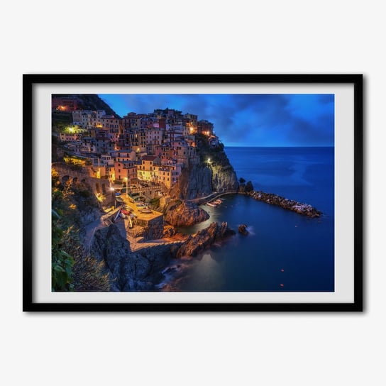 Tulup, Foto obraz ramka do pokoju Manarola Włochy, 70x50 cm Tulup