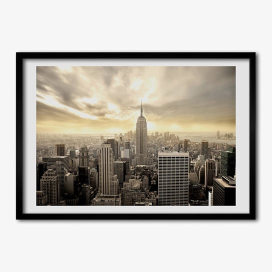 Tulup, Foto obraz z ramką MDF Manhattan Nowy Jork, 70x50 cm Tulup