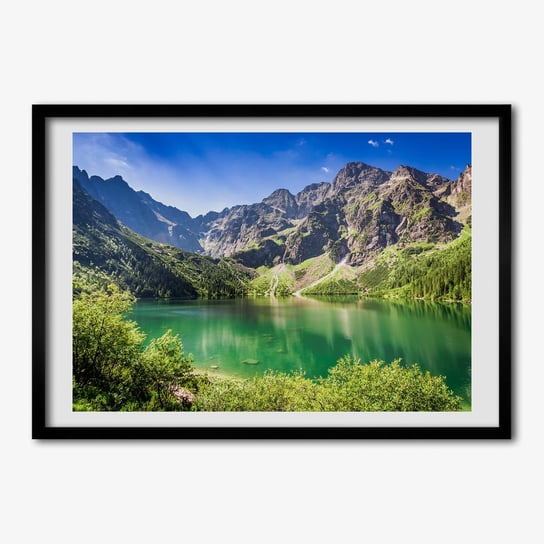 Tulup, Foto obraz z ramką MDF Morskie oko Tatry, 70x50 cm Tulup