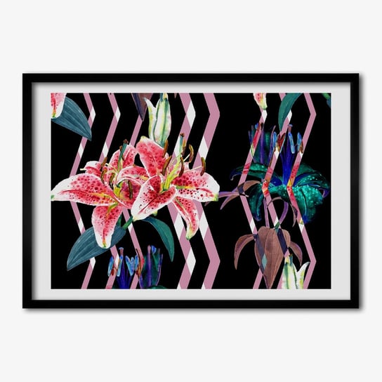Tulup, Foto obraz z ramką MDF Tropikalna lilia, 70x50 cm Tulup