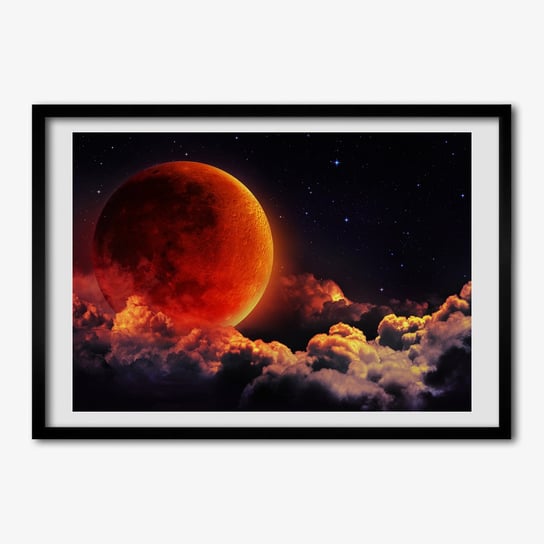 Tulup, Foto obraz z ramką MDF Zaćmienie księżyca, 70x50 cm Tulup