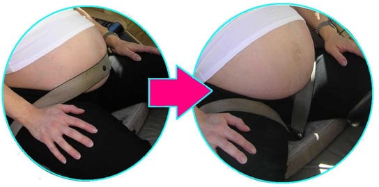 Tummy Shield siedzisko/poduszka/adapter do samochodu dla kobiet w ciąży, EAN 0793573793881 Tummy Shield
