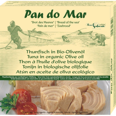 Tuńczyk w oliwie z oliwek PAN DO MAR, Bio, 525 g Pan Do Mar