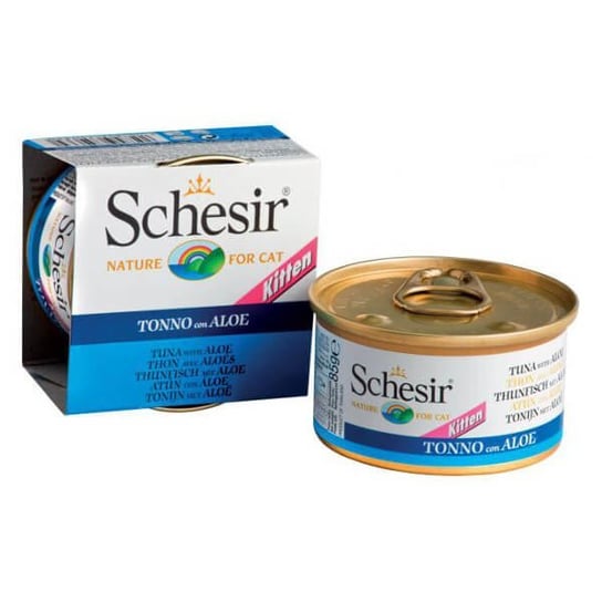 Tuńczyk z aloesem SCHESIR CAT, 85 g SCHESIR