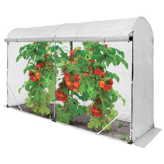 Tunel szklarniowy na pomidory 3x1,8m folia biały 4iQ Group