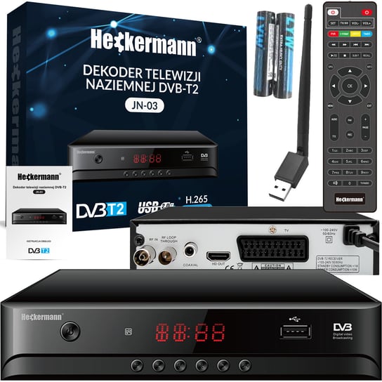 Tuner Dekoder DVB-T2 Heckermann JN-03 Inna marka