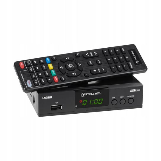 Tuner dekoder TV DVB-T2 H.265 HEVC USB Cabletech Cabletech