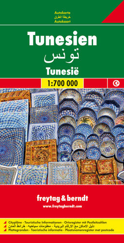 Tunezja. Mapa 1:700 000 Freytag & Berndt