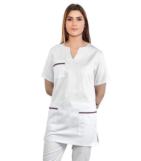 Tunika medyczna damska CLINIC kolor biały XL M&C