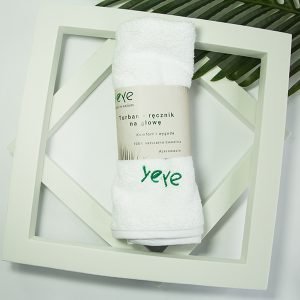 Turban - ręcznik na głowę 100% naturalna bawełna Yeye Biały YEYE NATURAL