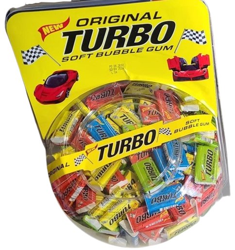 Turbo, guma balonowa z obrazkami, 300 sztuk Extreme