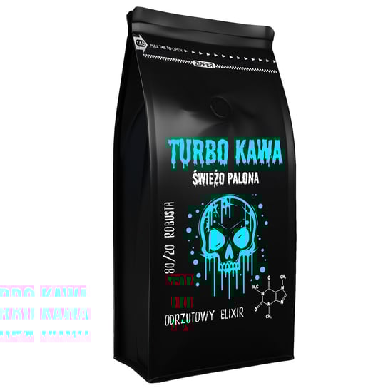 TURBO Kawa ziarnista Do ekspresu 1kg 80/20 Robusta/Arabica ODRZUTOWY ELIXIR Yankee Caffee