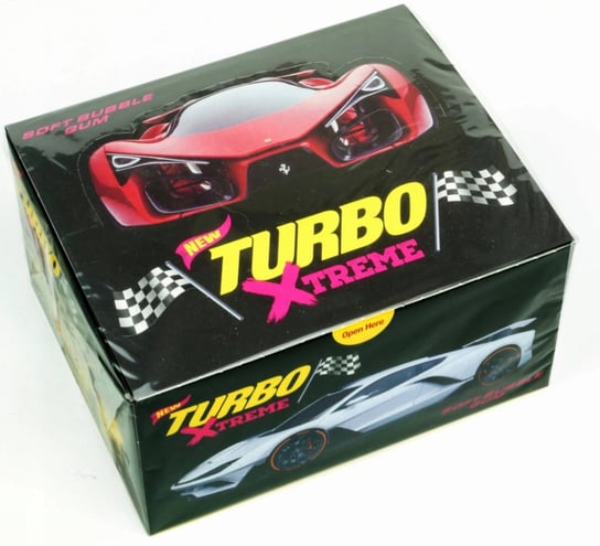 Turbo Xtreme, gumy do żucia, 100 sztuk Extreme