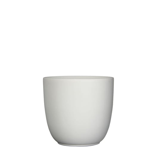 TUSCA prosta osłonka ceramiczna ⌀ 10 cm - biała matowa Mica Decorations