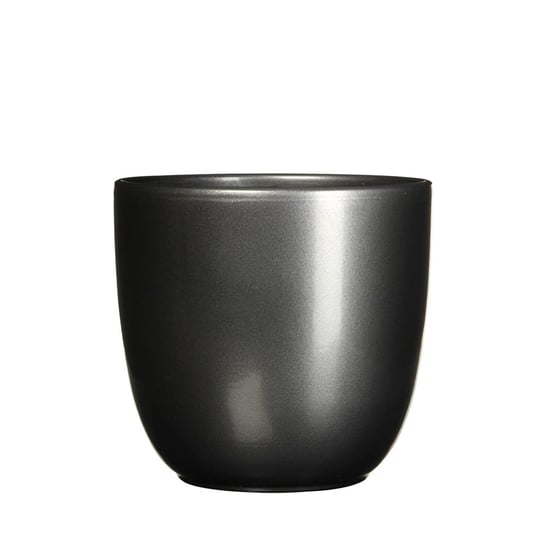 TUSCA prosta osłonka ceramiczna ⌀ 12 cm - antracytowa Mica Decorations