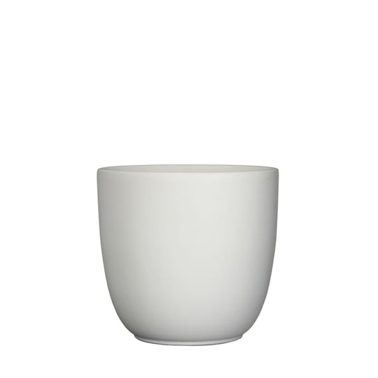 TUSCA prosta osłonka ceramiczna ⌀ 12 cm - biała matowa Mica Decorations