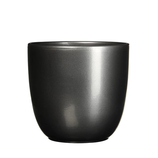 TUSCA prosta osłonka ceramiczna ⌀ 13,5 cm - antracytowa Mica Decorations