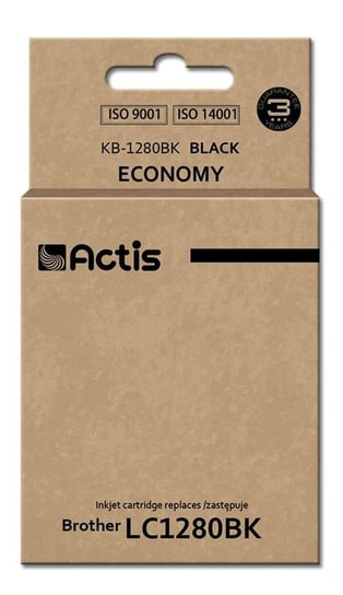 Tusz ACTIS KB-1280BK Standard, czarny, 60 ml, LC-1280BK Actis