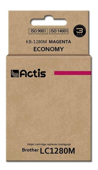 Tusz ACTIS KB-1280M Standard, purpurowy, 19 ml, LC-1280M Actis