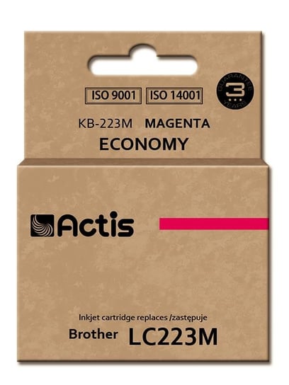 Tusz ACTIS KB-223M Standard, purpurowy, 10 ml, LC-223M Actis